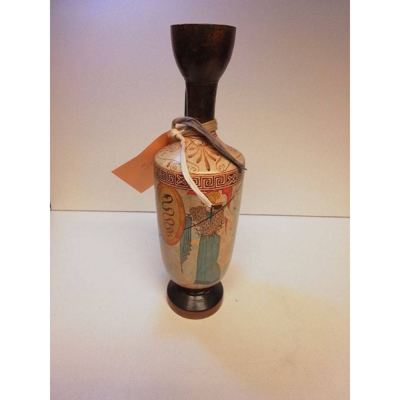 VASE RÉPLIQUE DE LÉCYTHE ATTIQUE À FOND BLANC