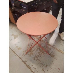 TABLE METAL RONDE PM