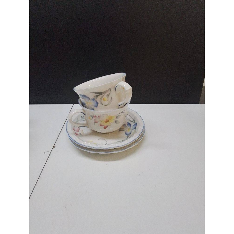 LOT TASSES VILLEROY&BOCH RIVIEIRA