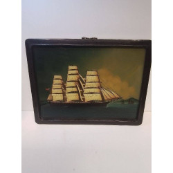 PEINTURE SUR VERRE BATEAU