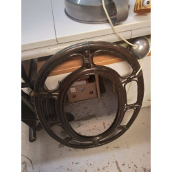 MIROIR OVALE BAMBOO 