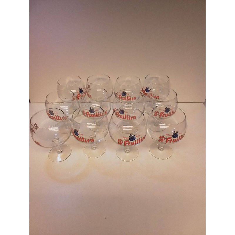 LOT VERRES ST FEUILLIEN 