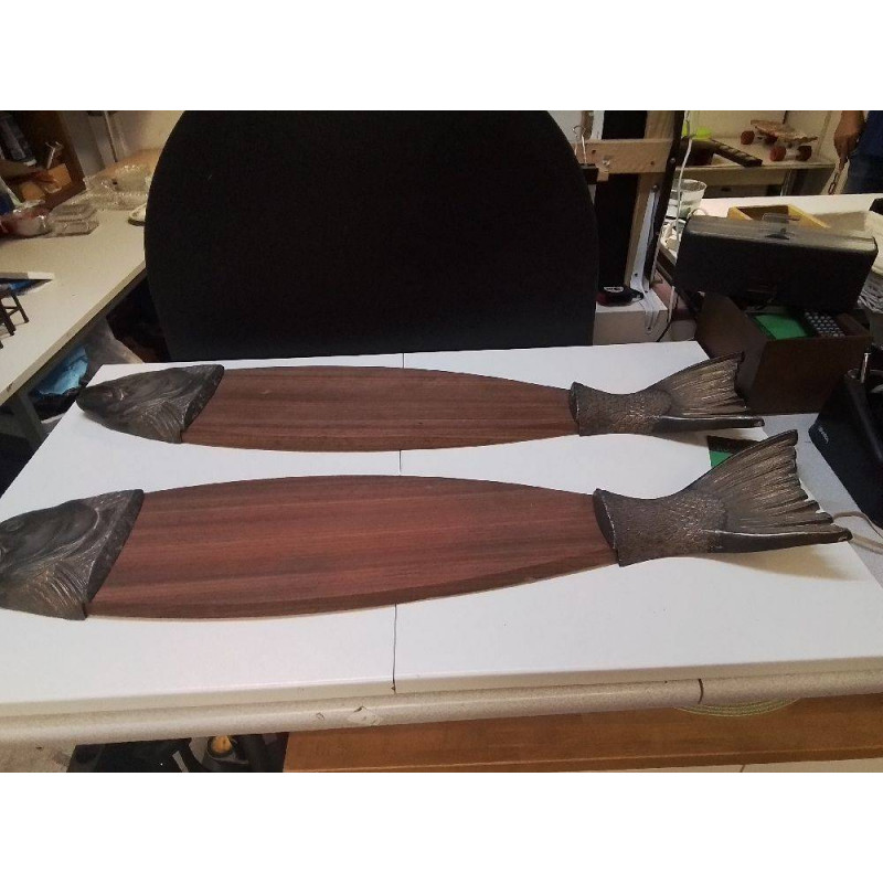 PLAT BOIS FORME POISSON 
