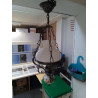 LAMPE METAL ET VERRE 