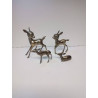 LOT STATUETTE BICHE LAITON