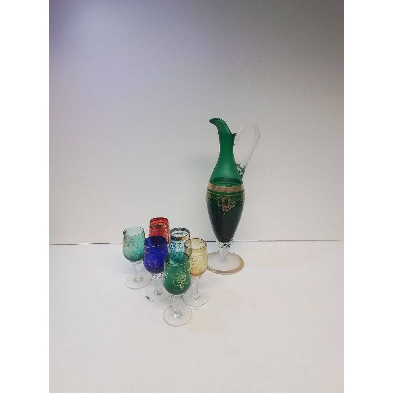 SERVICE A LIQUEURS COLORÉS 