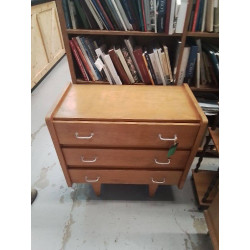 COMMODE 3 TIROIRS VINTAGE
