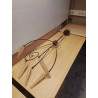 SUSPENSION METAL ET VERRE 5 FEUX