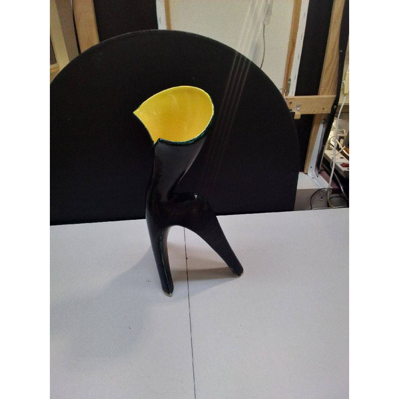 VASE ZOOMORPHE SIGNÉ DRESSINVAL