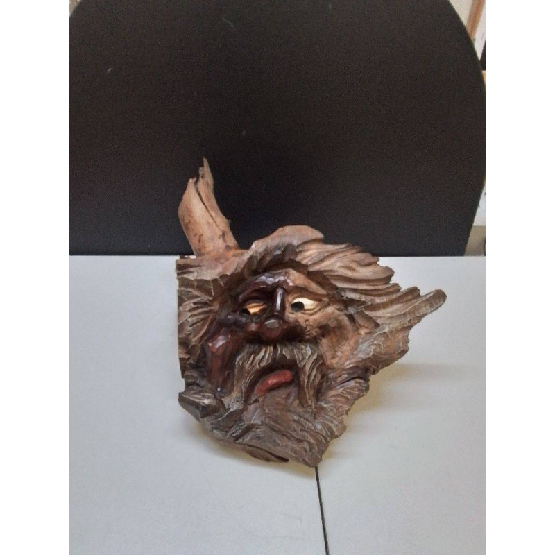 DECORATION BOIS VISAGE 