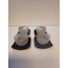 LOT TASSES METAL ET VERRE