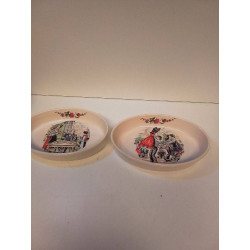 LOT DE 2 PLAT DECOR STYLE...