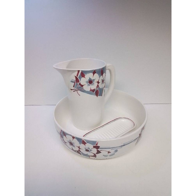 LOT NECESSAIRE DE TOILETTE MOTIF’FLEURS *