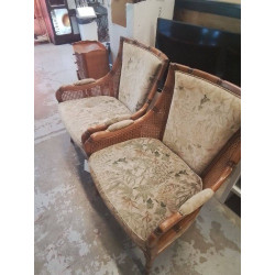 FAUTEUIL STYLE BAMBOU ET...