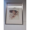 SÉRIGRAPHIE DAME AU CHAPEAU 