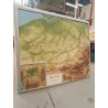 CARTE EN RELIEF BELGIQUE CONGO BELGE 