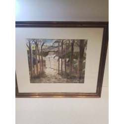 PEINTURE RUELLE SIGNEE 