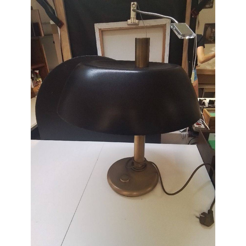 LAMPE DE BUREAU LAITON VINTAGE 