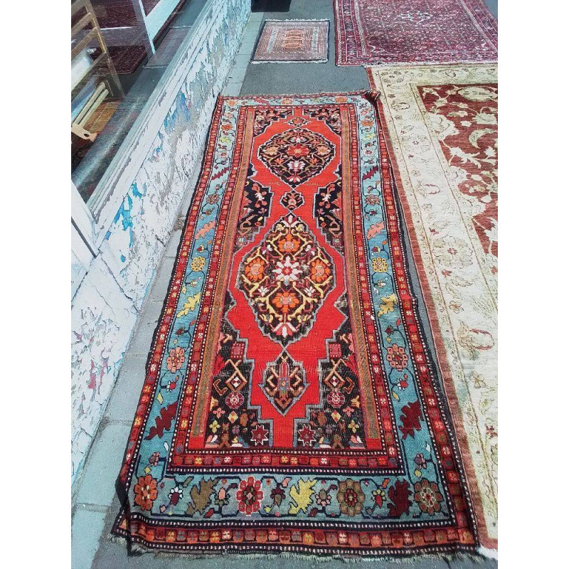 TAPIS DE COULOIR TON ROUGE 