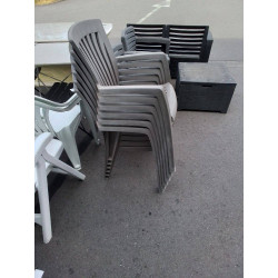CHAISE JARDIN GRISE