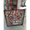 TABLEAU METAL 3D LION