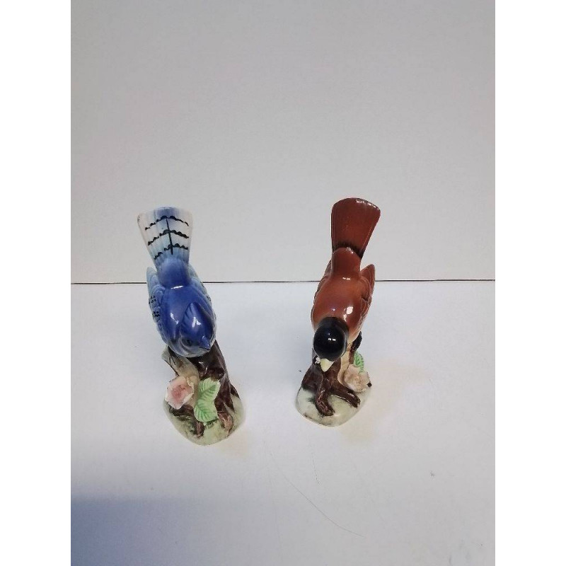 LOT D’OISEAUX EN FAIENCE 