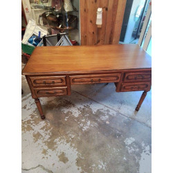 BUREAU 5 TIROIRS ANCIEN 