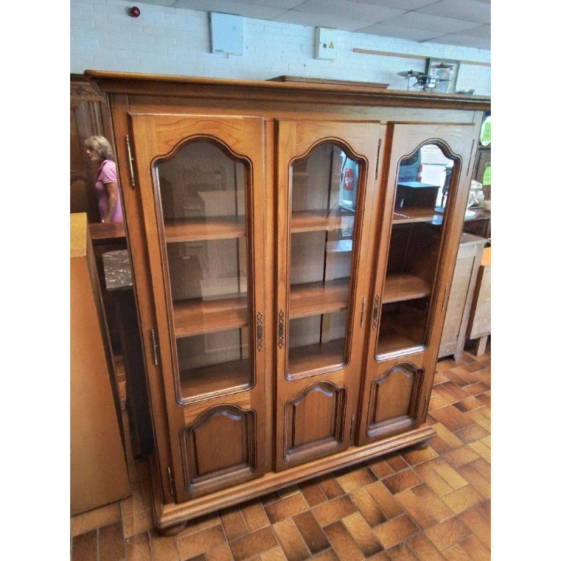 BIBLIOTHEQUE PORTES EN BOIS MASSIF 