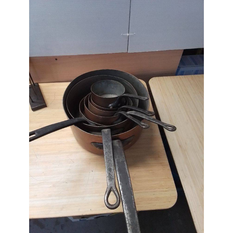 BATTERIE DE CASSEROLE EN CUIVRE