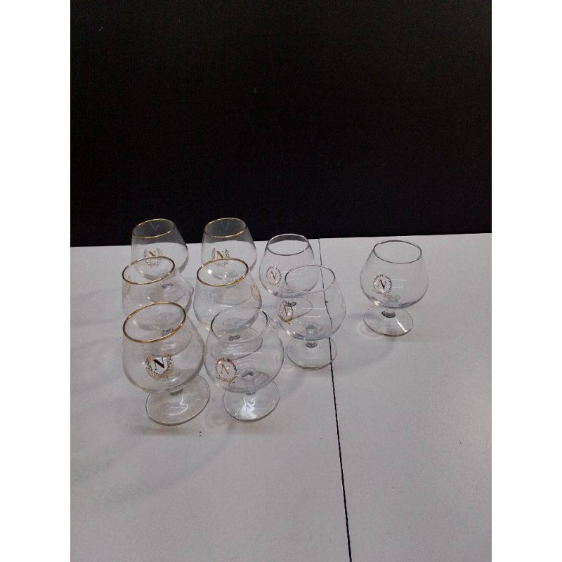 LOT DE VERRES A COGNAC NAPOLÉON 
