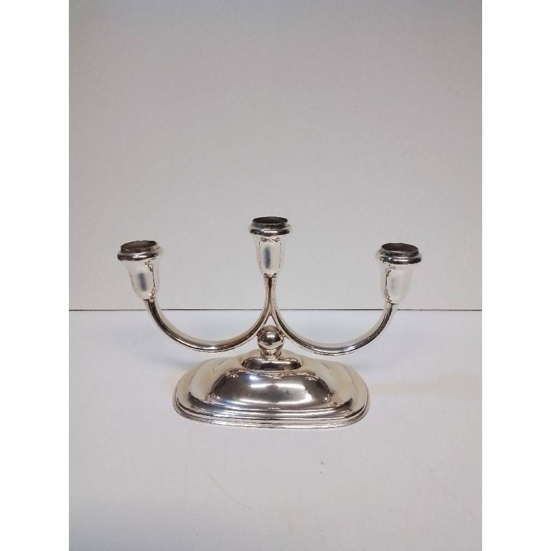 CHANDELIER METAL ARGENTE 