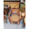 FAUTEUIL BOIS ET CANAGE *