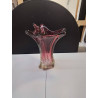 VASE VERRE ROSE