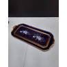 PLAT A CAKE PORCELAINE FRANCAIS 