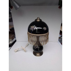LAMPE VINTAGE OPALINE