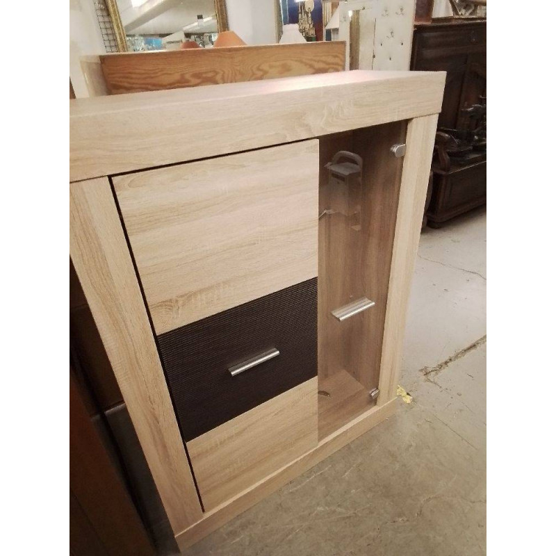  VITRINE MODERNE 2 PORTES
