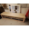 MEUBLE TV MODERNE 3 TIROIRS