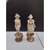 COUPLE DE STATUETTE EN PORCELAINE 