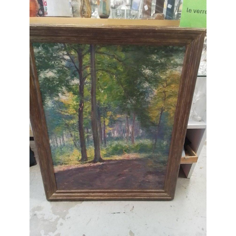 HUILE SUR TOILE SIGNÉE BIRON 