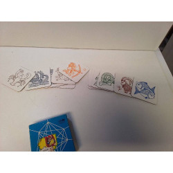 LOT SOUS VERRES SIGNES...