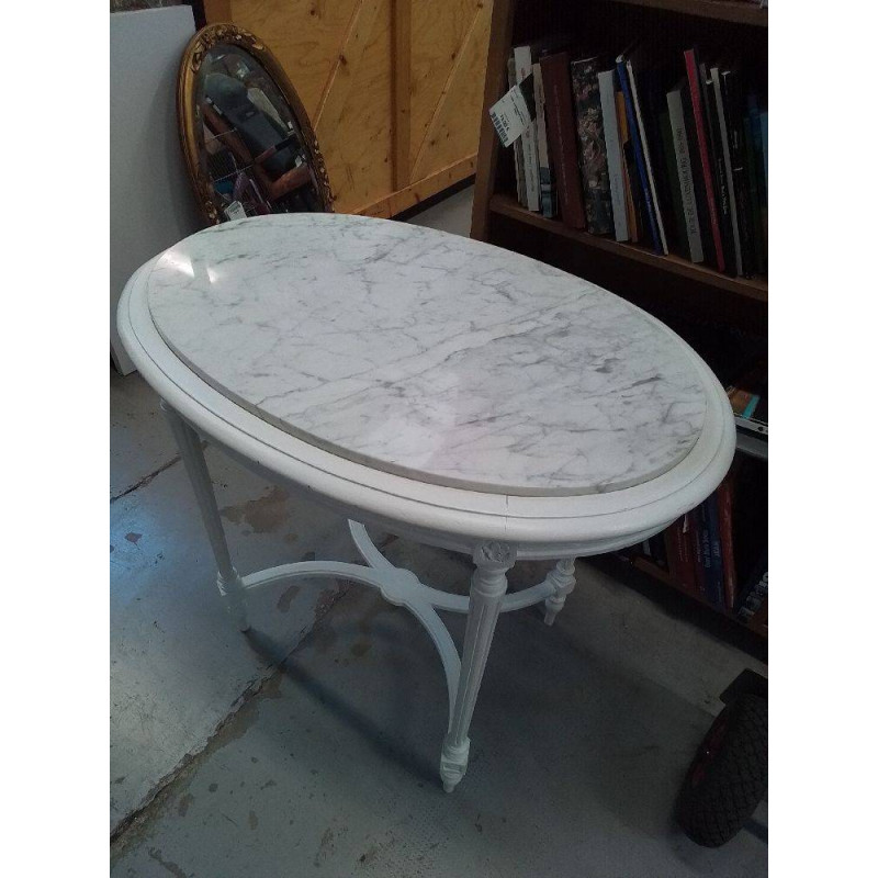 TABLE D’APPOINT PLATEAU MARBRE 