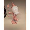LAMPE FLEUR ROSE 