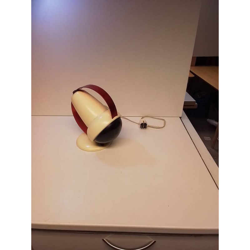 LAMPE CHAUFFANTE ROUGE VINTAGE