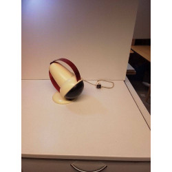 LAMPE CHAUFFANTE ROUGE VINTAGE