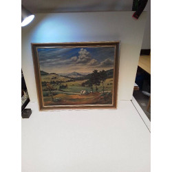 HUILE SUR TOILE PAYSAGE