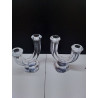 CHANDELIER EN VERRE LA,PIECE 
