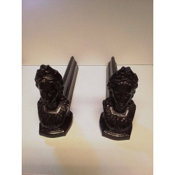 PAIRE DE CHENETS 