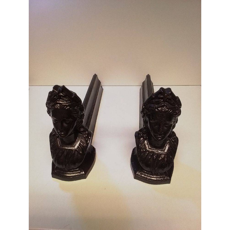 PAIRE DE CHENETS 
