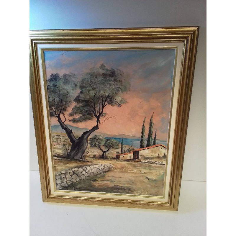 CADRE SCENE PROVENÇALE 
