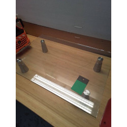 PLAQUE EN VERRE 